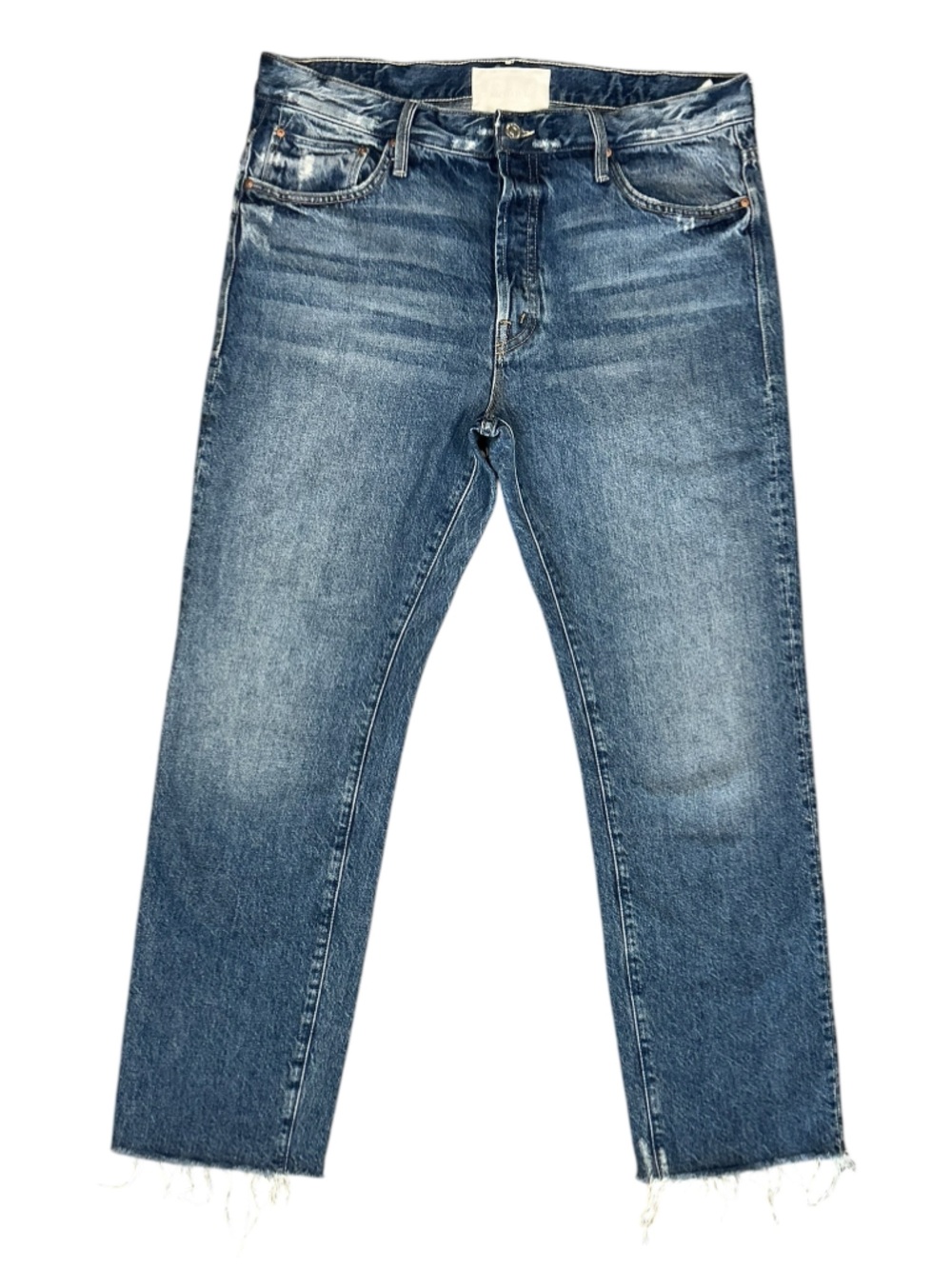 Mother The Scrapper Ankle Fray Jeans Size 30